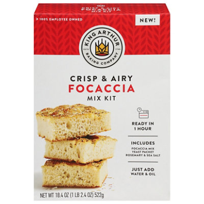 King Arthur Focaccia Mix Kit - 18.4 Oz - Image 3