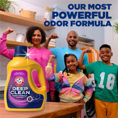 Arm And Hammer Liquid Detergent Deep Clean Odor Formula Radiant Burst - 49.5 Fl. Oz. - Image 2