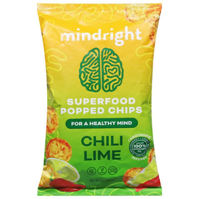 Mindright Popped Chips Chili Lime - 4 Oz - Image 3