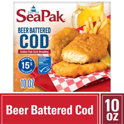 Seapak Cod Beer Battered - 0.625 Oz. - Image 2