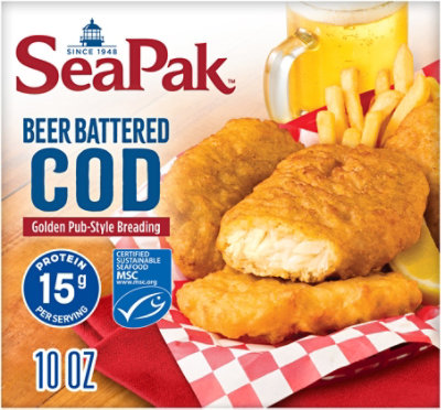 Seapak Cod Beer Battered - 0.625 Oz. - Image 2