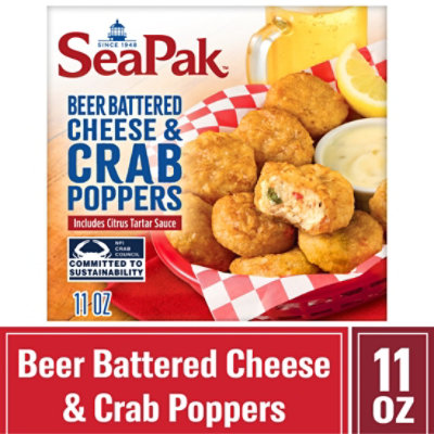 Seapak Crab Poppers Beer Battered Cheese - 0.688 Oz - Image 1