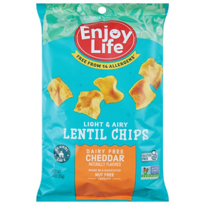 Enjoy Life Lentil Chips Cheddar - 4 Oz - Image 3