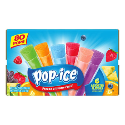 Pop Ice Assorted Flavor Freezer Bars - 80-1 Oz - Image 5