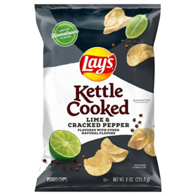 Lays Kettle Lime And Cracked Pepper - 8 Oz - Image 3