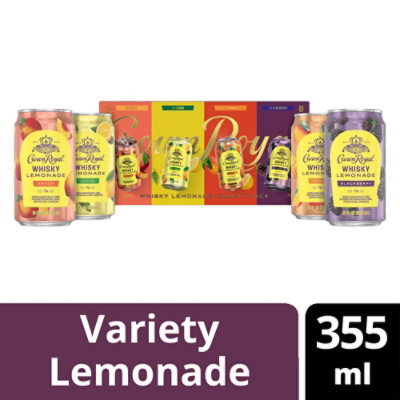 Crown Royal Whiskey Lemonade Rtd - 8-12 Fl. Oz. - Image 1