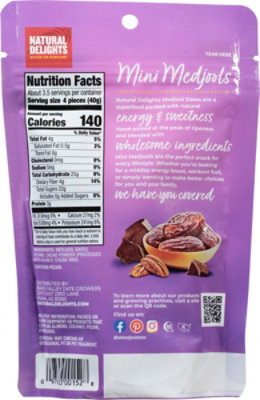 Natural Delights Mini Medjools Cacao Pecan - 5 Oz - Image 5