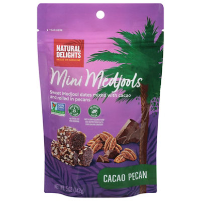 Natural Delights Mini Medjools Cacao Pecan - 5 Oz - safeway
