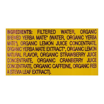 Guayaki Yerba Mate Berry Lemonade - 15.5 Fl. Oz. - Image 5