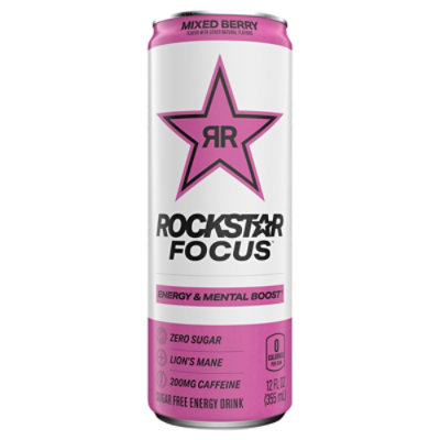 Rockstar Focus Mixed Berry - 12 Fl. Oz. - Image 1