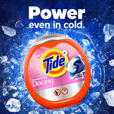 Tide Power Pods Laundry Detergent With Downy Soft Boosters April Fresh - 45 Count - Image 8