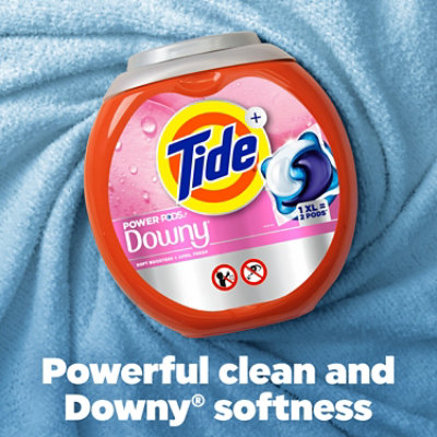 Tide Power Pods Laundry Detergent With Downy Soft Boosters April Fresh - 45 Count - Image 3