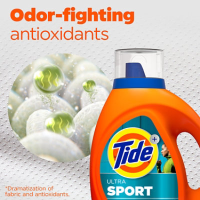 Tide He Plus Febreze Sport Odor Defense Liquid Detergent Active Fresh - 84 Fl. Oz. - Image 4