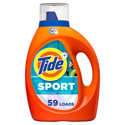 Tide He Plus Febreze Sport Odor Defense Liquid Detergent Active Fresh - 84 Fl. Oz. - Image 1