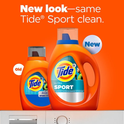 Tide He Plus Febreze Sport Odor Defense Liquid Detergent Active Fresh - 84 Fl. Oz. - Image 2