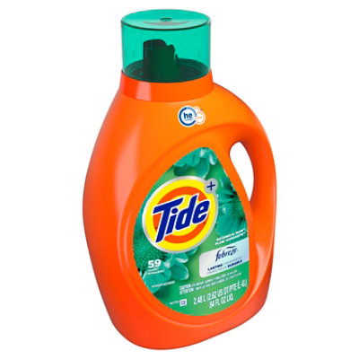 Tide Plus He Turbo Clean Febreze Botanical Rain Liquid Detergent - 84 Fl. Oz. - Image 7
