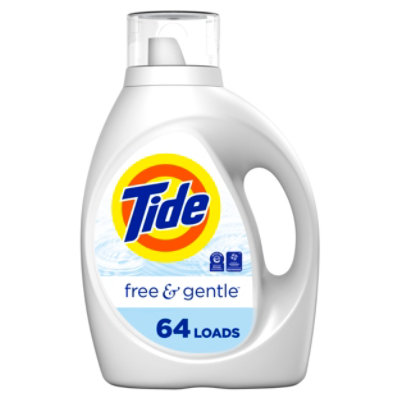 Tide Liquid Detergent Free And Gentle - 84 Fl. Oz. - Image 1