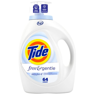 Tide He Liquid Detergent Free And Gentle