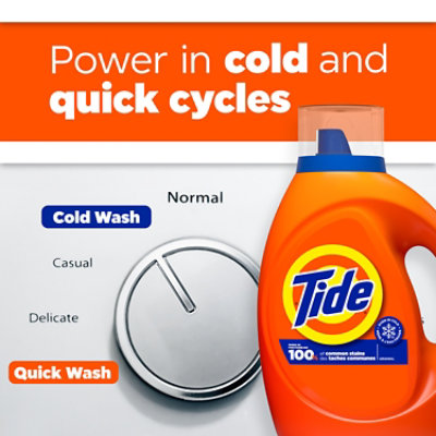 Tide He Liquid Detergent Original - 34 Fl. Oz. - Image 7