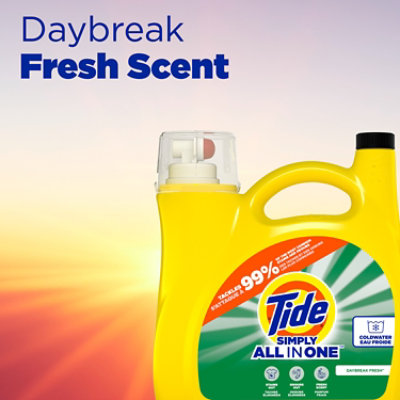 Tide Simply All In One Liquid Detergent Daybreak Fresh - 117 Fl. Oz. - Image 4