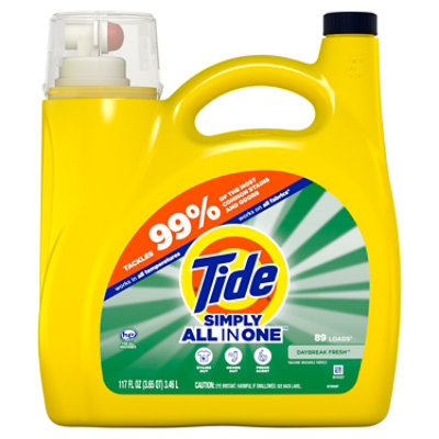 Tide Simply All In One Liquid Detergent Daybreak Fresh - 117 Fl. Oz. - Image 7