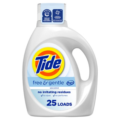 Tide He Liquid Detergent Free And Gentle - 34 Fl. Oz. - Image 1