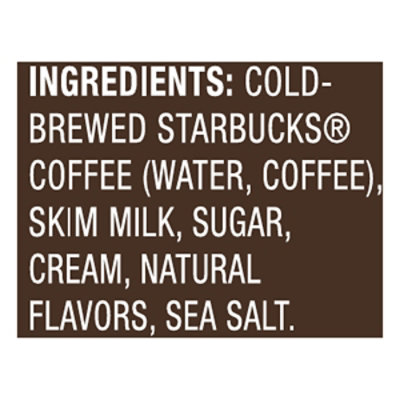 Starbucks Cold Brew Salted Caramel Cream - 11 Fl. Oz. - Image 5