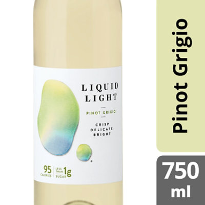 Liquid Light Pinot Grigio Wine - 750 Ml - Image 1