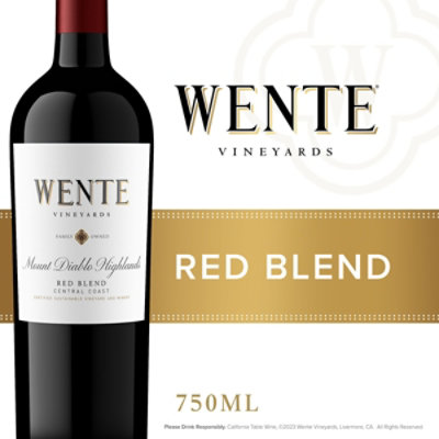 Wente Mount Diablo Red Wine - 750 Ml - Image 1