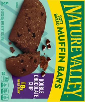 Nature Valley Double Chocolate Chip Soft Baked Muffin Bar 5ct - 5-1.24O - Image 6