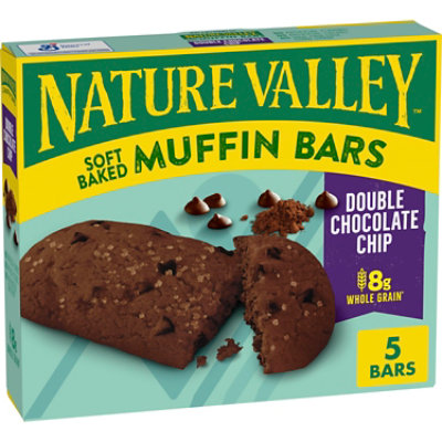 Nature Valley Double Chocolate Chip Soft Baked Muffin Bar 5ct - 5-1.24O - Image 2