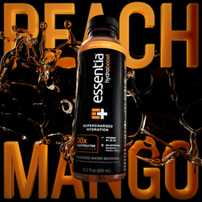 Essentia Hydroboost Peach Mango - 15.2 Fl. Oz. - Image 5