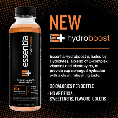 Essentia Hydroboost Peach Mango - 15.2 Fl. Oz. - Image 3