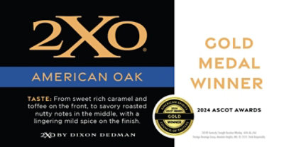 2xo Oak Series American Oak Bourbon - 750 Ml - Image 2