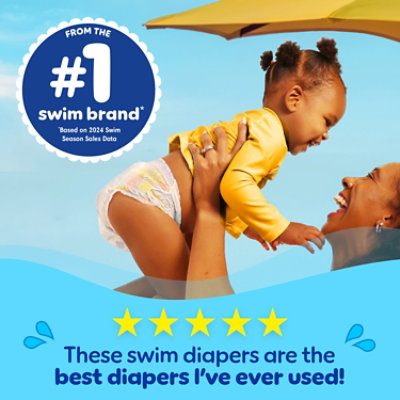 Pampers Splashers Swim Diapers Size S - 20 Count - Image 8