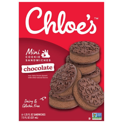 Chloes Cookie Sandwichs Chocolate Mini - 7.5 Fl. Oz. - Image 3