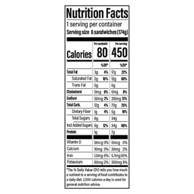 Chloes Cookie Sandwichs Chocolate Mini - 7.5 Fl. Oz. - Image 4