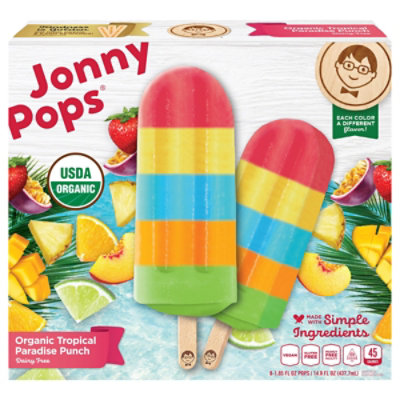 Jonnypops Popsicle Tropical Paradise Punch Organic - 14.8 Oz - Image 3