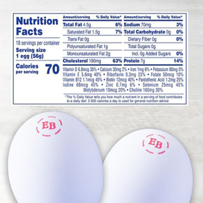 Eggland's Best Cage Free Extra Large White Eggs - 18 count - Image 2