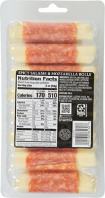 Primo Taglio Spicy Salame Mozzarella Roll - 6 Oz - Image 5