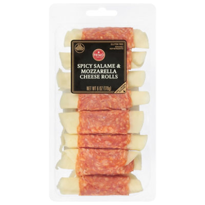 Primo Taglio Spicy Salame Mozzarella Roll - 6 Oz - Image 1