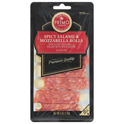 Primo Taglio Spicy Salame Mozzarella Roll - 6 Oz - Image 1