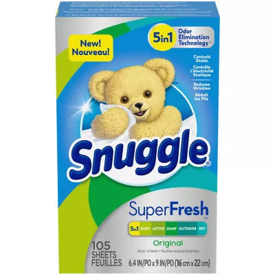 Snuggle Dryer Sheets 5 In 1 Super Fresh Original - 105 Count - Image 2