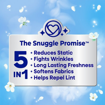 Snuggle Dryer Sheets Blue Sparkle