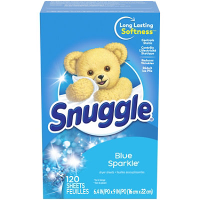 Snuggle Dryer Sheets Blue Sparkle - 120 Count - Image 2