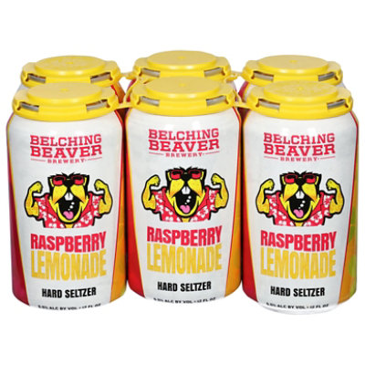 Belching Beave Raspberry Lemonade Hard Seltzer Cans - 6-12 Fl. Oz. - vons