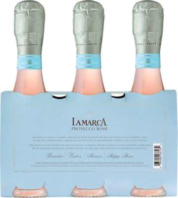 Lamarca Prosecco Rose 3 pk Wine - 3.187 Ml - Image 5