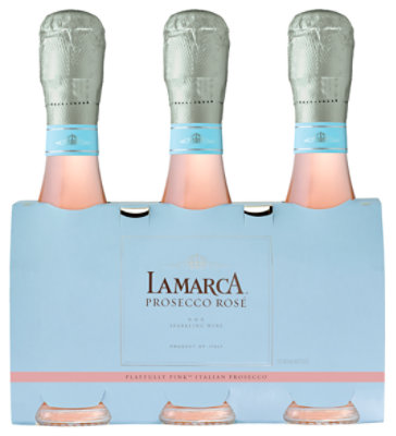 Lamarca Prosecco Rose 3 pk Wine - 3.187 Ml - Image 1