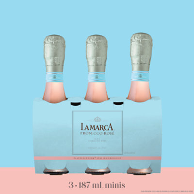 Lamarca Prosecco Rose 3 pk Wine - 3.187 Ml - Image 2