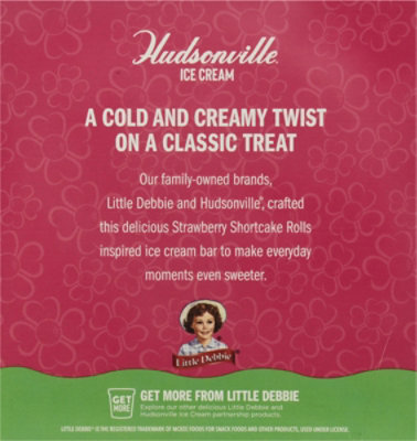 Little Debbie Strawberry Shortcake Ice Cream Bar 4 Count - 12 Oz - Image 5